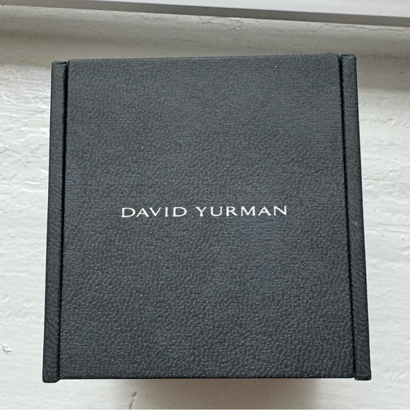 David Yurman X Crossover Band Ring Sterling Silver with Diamonds - size 7 w/ Box - Picture 12 of 12